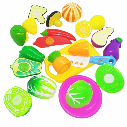 Set jucarii pentru copii legume de taiat,12 piese