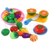 Set jucarii pentru copii cos cu legume de taiat, ,12 piese
