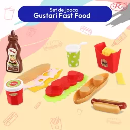 Set de Joaca Fast Food – Jucarie Educativa pentru Copii 