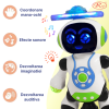 Jucarie Interactiva muzicala, cu lumini multicolore si rotire 360°, Robotelul Dansator, 21x17 cm, 3+ ani