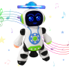 Jucarie Interactiva muzicala, cu lumini multicolore si rotire 360°, Robotelul Dansator, 21x17 cm, 3+ ani