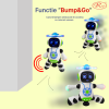 Jucarie Interactiva muzicala, cu lumini multicolore si rotire 360°, Robotelul Dansator, 21x17 cm, 3+ ani