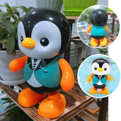 Jucarie interactiva pentru copii – Pinguinul dansator, 20 cm