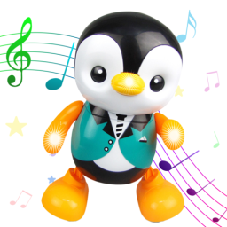 Jucarie interactiva pentru copii – Pinguinul dansator, 20 cm