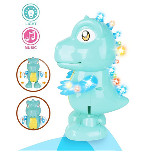 Jucarie interactiva pentru copii – Dinozaurul dansator, 20 cm