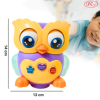 Jucarie Interactiva muzicala cu functii si lumini multicolore, Cute Owl RCO, 14x13 cm, 3+ ani