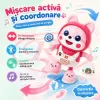 Catelus dansator cu lumini LED, cantece si miscare stanga-dreapta pentru copii