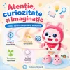 Catelus dansator cu lumini LED, cantece si miscare stanga-dreapta pentru copii
