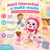 Catelus dansator cu lumini LED, cantece si miscare stanga-dreapta pentru copii