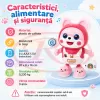 Catelus dansator cu lumini LED, cantece si miscare stanga-dreapta pentru copii