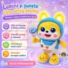 Catelus dansator cu lumini LED, cantece si miscare stanga-dreapta pentru copii