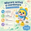 Catelus dansator cu lumini LED, cantece si miscare stanga-dreapta pentru copii