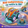 Masinuta acrobatica de drift cu rotire la 360° si rasturnari de 180 grade cu iluminare LED si muzica, 3+