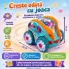 Masinuta acrobatica de drift cu rotire la 360° si rasturnari de 180 grade cu iluminare LED si muzica, 3+