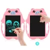 Tableta copii LCD Porcusor cu buton de stergere, 23cm, Roz