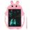 Tableta copii LCD Iepuras cu buton de stergere, 23cm, Roz