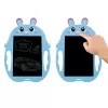 Tableta copii LCD Iepuras cu buton de stergere, 23cm, Albastru