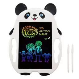 Tableta copii LCD Panda cu buton de stergere, 23cm