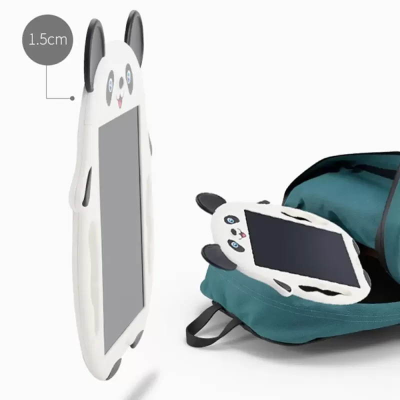Tableta copii LCD Panda cu buton de stergere, 23cm