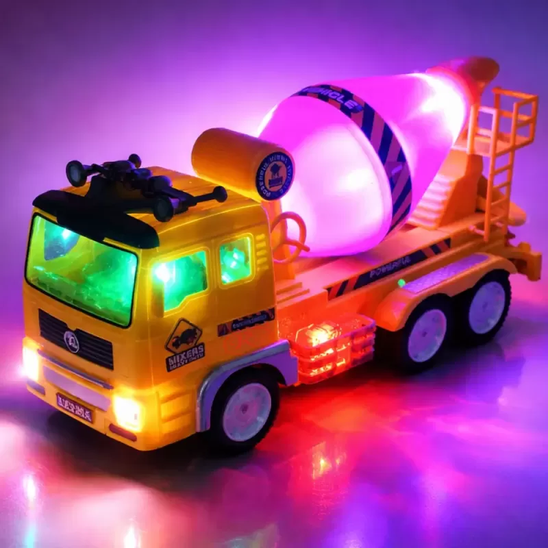 Betoniera de jucarie, interactiva, cu sunete si lumini, 27x 13 x 9 cm