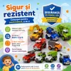 Set 12 Masinute RCO pentru Copii, Vehicule Colorate cu Elemente Mobile, Fara Baterii, 3+ Ani