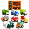 Set 8 Masinute RCO pentru Copii, Vehicule Colorate cu Elemente Mobile, Fara Baterii, 3+ Ani