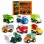 Set 8 Masinute RCO pentru Copii, Vehicule Colorate cu Elemente Mobile, Fara Baterii, 3+ Ani