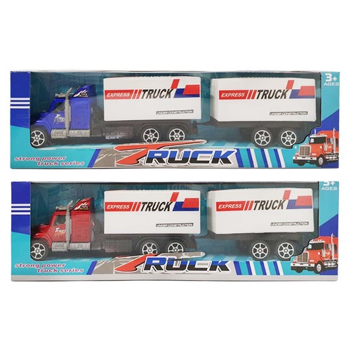 Jucarie – Camion transport cu remorca