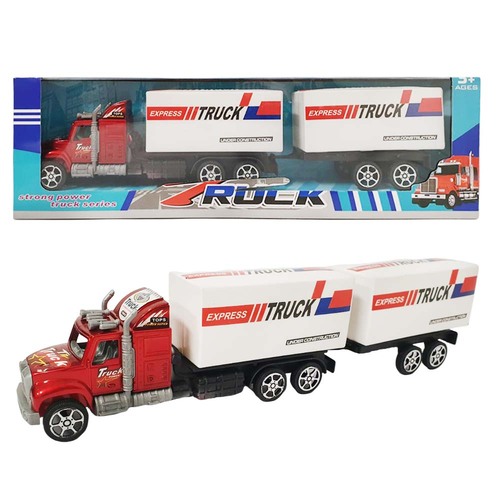 Jucarie – Camion transport cu remorca