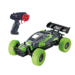 Masina cu telecomanda 2.4GHz, Speedy, RTR, 12 Km/h, amortizoare, roti cu striatii, 1:18, Verde, +6 ani