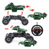 Masinuta Rock Crawler Off-Road 2 in 1 cu caroserie interschimbabila, telecomanda, 2.4 Ghz, suspensii, lumini, amortizoare, 1:18