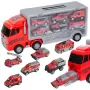Camion de jucarie pompieri, pentru misiuni de salvare si detalii realistice