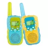 Set doua statii Walkie Talkie pentru copii, Antena si Lanterna, Raza de Actiune 3 km in spatii deschise, 8 canale de emisie, functia VOX