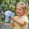 Jucarie pentru baloane din sapun, Blue Unicorn RCO, cu rezerva de lichid, 20 orificii evacuare