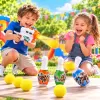 Set cu mingi din spuma si mini popice pentru interior si exterior