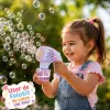 Generator de baloane de sapun transparente si multicolore cu ventilator portabil cu 20 de orificii