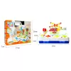 Jucarie educativa si interactiva STEM, set de constructie puzzle din ABS cu bormasina pentru inginerie 2D si 3D cu 237 piese, carcasa portabila, +3