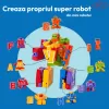 Joc STEM Educational - Litere - Set 26 de Roboti Transformabili