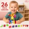 Joc STEM Educational - Litere - Set 26 de Roboti Transformabili