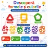 Set de constructie STEM - Fun Blocks Educational, Forme Geometrice Interconectabile, + 3 ani
