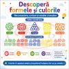 Set de constructie STEM Fun Blocks Educational cu 40 de piese colorate si plansa cu modele