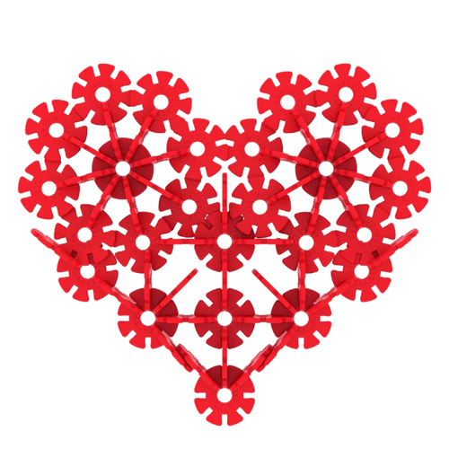 Set de constructie Educational, 198 de piese