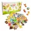Set Magneti Educativi Lumea Animalelor din Spuma EVA, 64 Piese Magnetice Colorate, Invatare in Limba Engleza, 5+ Ani