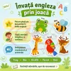 Set Magneti Educativi Lumea Animalelor din Spuma EVA, 64 Piese Magnetice Colorate, Invatare in Limba Engleza, 5+ Ani