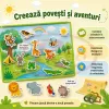 Set Magneti Educativi Lumea Animalelor din Spuma EVA, 64 Piese Magnetice Colorate, Invatare in Limba Engleza, 5+ Ani