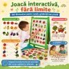 Set Magneti Educativi Fructe si Legume din Spuma EVA, 48 Piese Magnetice Colorate, Joc de Invatare, 5+ Ani