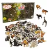Set Magneti Educativi Lumea animalelor din Spuma EVA, 47 Piese Magnetice Colorate, Joc de Invatare, 5+ Ani
