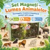 Set Magneti Educativi Lumea animalelor din Spuma EVA, 47 Piese Magnetice Colorate, Joc de Invatare, 5+ Ani