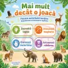 Set Magneti Educativi Lumea animalelor din Spuma EVA, 47 Piese Magnetice Colorate, Joc de Invatare, 5+ Ani
