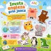 Set Magneti Educativi Lumea Animalelor din Spuma EVA, 47 Piese Magnetice Colorate, Invatare in Limba Engleza, 5+ Ani